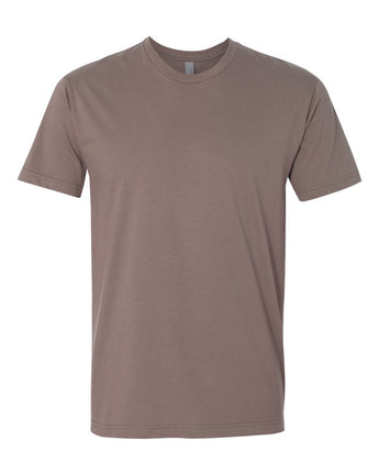 Pretreated Next Level 3600 Unisex Cotton Short Sleeve Crew - Shiitake