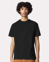 Pretreated American Apparel 1301GD Unisex Garment-Dyed Heavyweight Cotton Tee - True Black