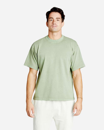 Pretreated Lane Seven LS16005 Unisex Urban Heavyweight T-Shirt - Pigment Oil Green