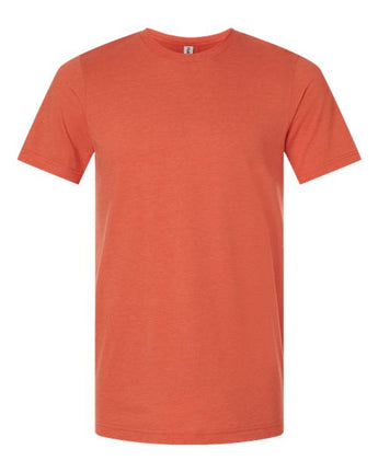 Pretreated Tultex 602CVC Unisex Combed CVC T-Shirt - Heather Orange