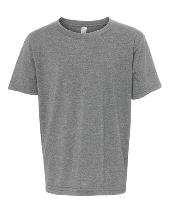Pretreated Next Level 3312 Youth CVC Tee - Dark Heather Grey