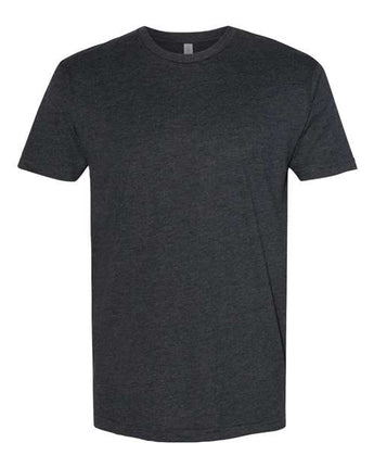 Pretreated Next Level 6410 Unisex Sueded Tee - Heather Charcoal