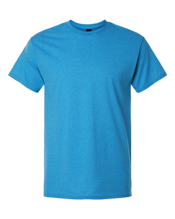 Pretreated Gildan 3000 Light Cotton T-Shirt - Heather Sapphire