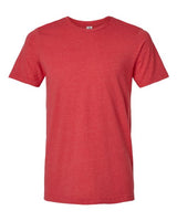 Pretreated Tultex 602CVC Unisex Combed CVC T-Shirt - Heather Red