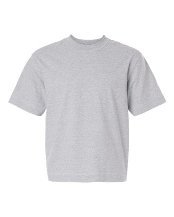 Pretreated American Apparel 13ML0 Unisex Heavyweight Cotton Boxy Tee - Heather Grey