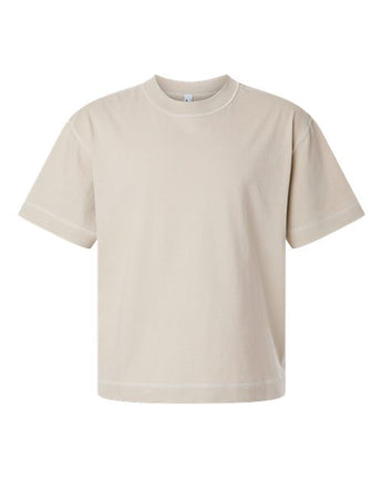 Pretreated American Apparel 13ML0 Unisex Heavyweight Cotton Boxy Tee - Bone