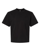 Pretreated American Apparel 13ML0 Unisex Heavyweight Cotton Boxy Tee - Black