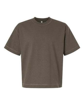 Pretreated American Apparel 13ML0 Unisex Heavyweight Cotton Boxy Tee - Mushroom