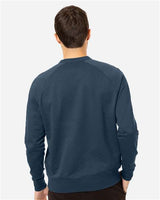 Pretreated econscious EC5200 Unisex Motion Crewneck Sweatshirt - Pacific - On Model - Back