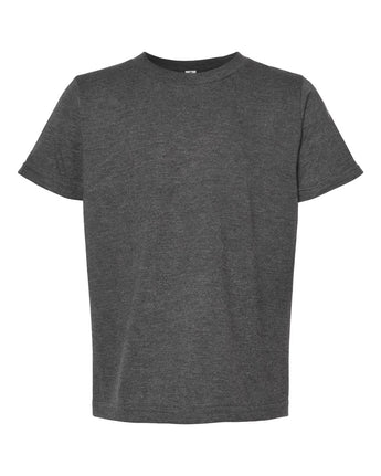Pretreated M&O 4300Y Youth ACE Cotton T-Shirt - Dark Heather