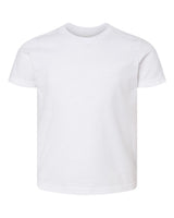 Pretreated M&O 4300Y Youth ACE Cotton T-Shirt - White