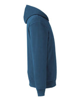 Pretreated econscious EC5300 Unisex Reclaimist Fiber Hooded Sweatshirt - Tidal Blue - Side
