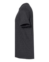 Pretreated Next Level 6410 Unisex Sueded Tee - Heather Charcoal - Side