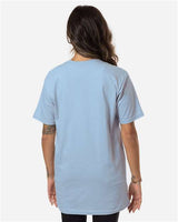 Pretreated econscious EC1000 Unisex Classic T-Shirt - Ice Blue - On Model - Back