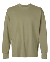 Pretreated Next Level 7211 Unisex Heavyweight Long Sleeve Tee - Light Olive
