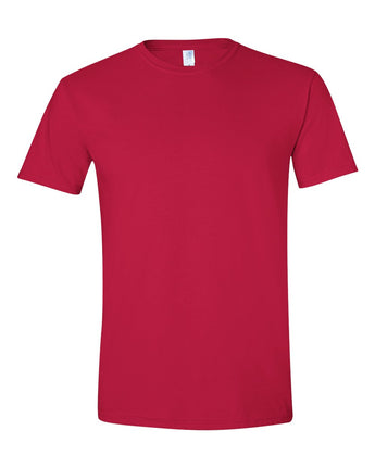 Pretreated Gildan 64000 Softstyle T-Shirt - Cherry Red
