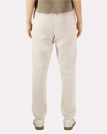 Pretreated American Apparel RF491 Unisex ReFlex Fleece Sweatpants - Bone - On Model - Back