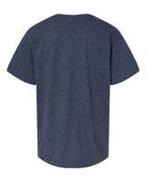 Pretreated Gildan 64000BCVC Softstyle CVC Youth T-Shirt - Navy Mist - Back