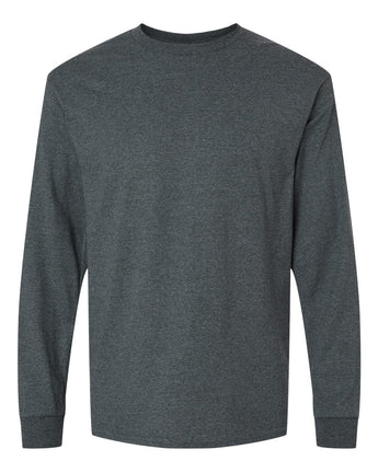 Pretreated Gildan 2400 Ultra Cotton Long Sleeve T-Shirt - Dark Heather