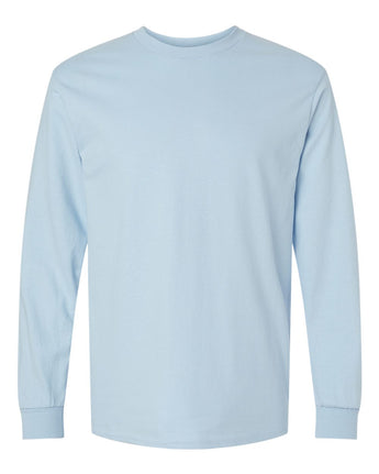 Pretreated Gildan 2400 Ultra Cotton Long Sleeve T-Shirt - Light Blue