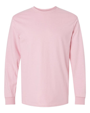 Pretreated Gildan 2400 Ultra Cotton Long Sleeve T-Shirt - Light Pink