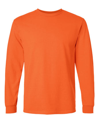 Pretreated Gildan 2400 Ultra Cotton Long Sleeve T-Shirt - Orange