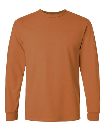 Pretreated Gildan 2400 Ultra Cotton Long Sleeve T-Shirt - Texas Orange
