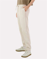Pretreated American Apparel RF491 Unisex ReFlex Fleece Sweatpants - Bone - On Model - Side