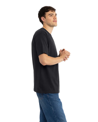 Pretreated Next Level 1810 Ideal Tubular T-Shirt - Black - Side