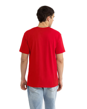 Pretreated Next Level 1810 Ideal Tubular T-Shirt - Red - Back
