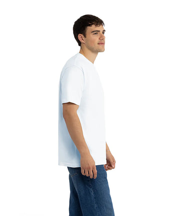 Pretreated Next Level 1810 Ideal Tubular T-Shirt - White - Side