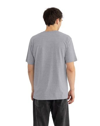 Pretreated Next Level 1810 Ideal Tubular T-Shirt - Heather Gray - Back