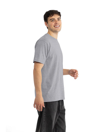 Pretreated Next Level 1810 Ideal Tubular T-Shirt - Heather Gray - Side