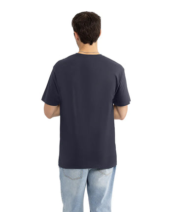 Pretreated Next Level 1810 Ideal Tubular T-Shirt - Harbor Blue - Back