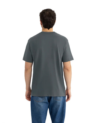 Pretreated Next Level 1810 Ideal Tubular T-Shirt - Heavy Metal - Back
