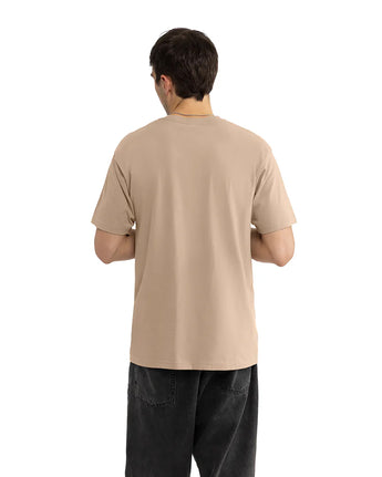 Pretreated Next Level 1810 Ideal Tubular T-Shirt - Tan - Back