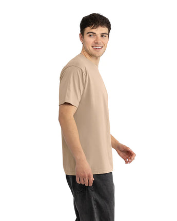 Pretreated Next Level 1810 Ideal Tubular T-Shirt - Tan - Side