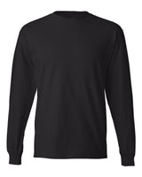 Pretreated Hanes 5186 Unisex Beefy-T Long Sleeve T-Shirt - Black