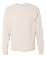 Pretreated Hanes 5186 Unisex Beefy-T Long Sleeve T-Shirt - Natural