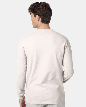 Pretreated Hanes 5186 Unisex Beefy-T Long Sleeve T-Shirt - Back