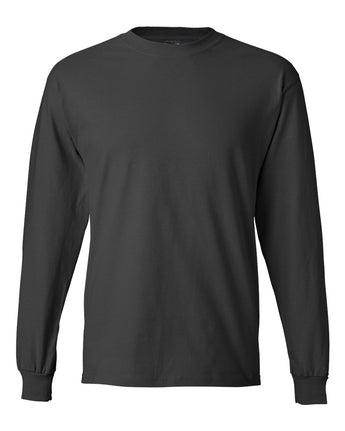 Pretreated Hanes 5186 Unisex Beefy-T Long Sleeve T-Shirt - Smoke Grey