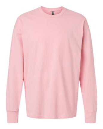 Pretreated Next Level 7211 Unisex Heavyweight Long Sleeve Tee - Light Pink