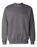 Pretreated Hanes F260 Unisex Ultimate Cotton Crewneck Sweatshirt - Charcoal Heather