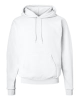 Pretreated Hanes P170 Unisex Ecosmart Hooded Sweatshirt - White