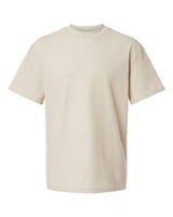 Pretreated American Apparel 1PQ Unisex Pique Mock Neck Tee - Bone