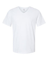 Pretreated American Apparel 2006CVC Unisex CVC V-Neck Tee - White