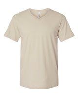 Pretreated American Apparel 2006CVC Unisex CVC V-Neck Tee - Heather Bone