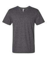 Pretreated American Apparel 2006CVC Unisex CVC V-Neck Tee - Heather Charcoal