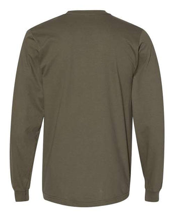 Pretreated American Apparel 2007 Unisex Fine Jersey Long Sleeve Tee - Lieutenant - Back