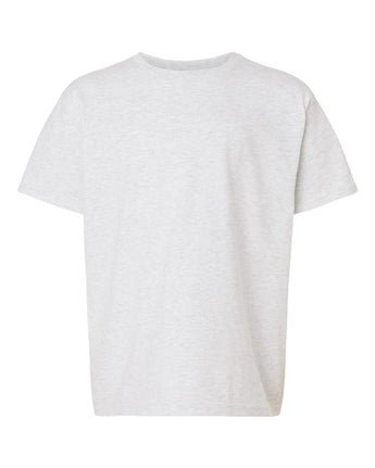 Pretreated Gildan 5000B Youth Heavy Cotton T-Shirt - Ash